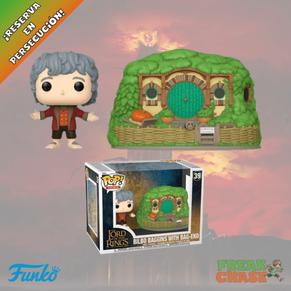 FUNKO POP TOWN BILBO WITH BAG END 39