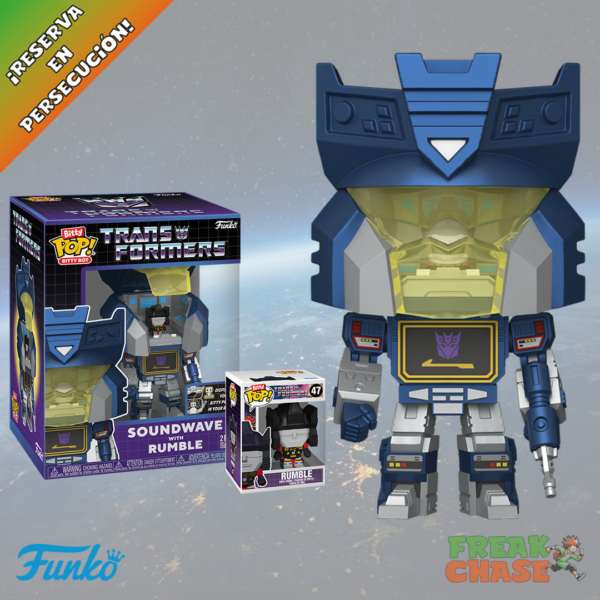 BITTY BOT SOUNDWAVE WITH RUMBLE 47