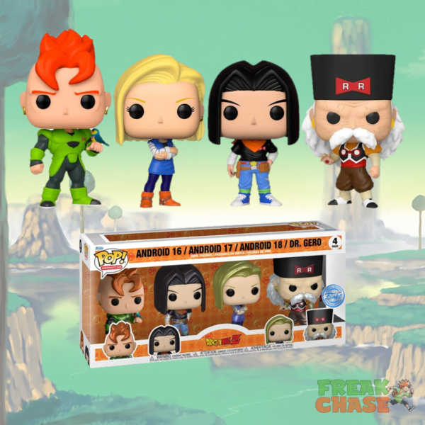 Funko Pop Androides 4packSE Metalic