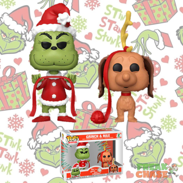 Funko Pop Grinch and Max 2Pack