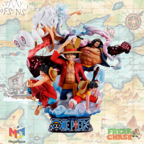 STATUE PETITRAMA DX LOGBOX LUFFY