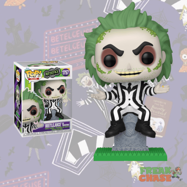 Funko Pop Beetlejuice on Tombstone - 1757 [PLUS]