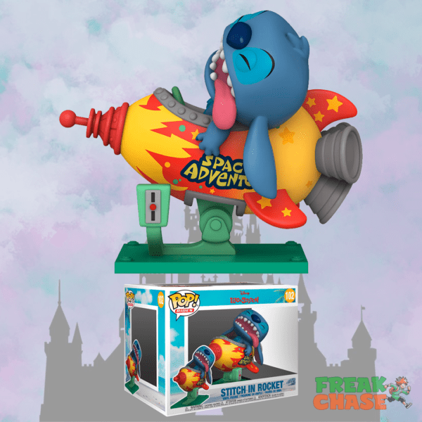 Funko Pop Ride Stitch in Rocket - 102